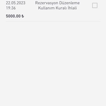 Zip Car 5000 TL Ceza