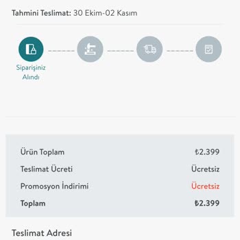 Vivense İstemsiz Sipariş İptali