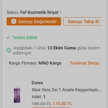 Ürün İade Ettim Trendyol'da İade Edildi Gözükmüyor