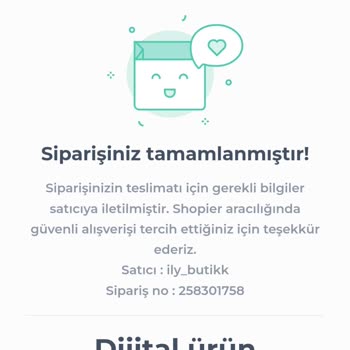 ily_butikk Etsy Dijital Ürün Kursu Gelmedi