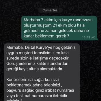 Dijital Kurye Belirtilen Tarihte Teslimat Yapmıyor!