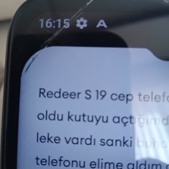 Reeder Özürlü Telefon Ekran Çatlağı