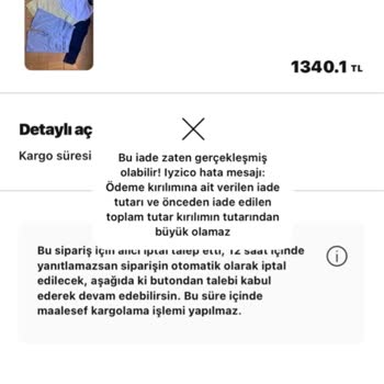 Gardrops Alamadığım Ürünün Parasını Ödedim