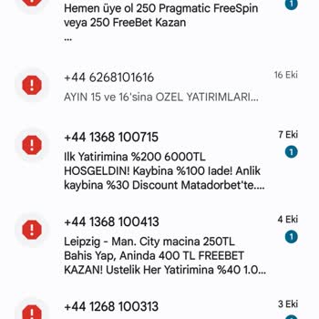 Matadorbet Sürekli Mesaj Geliyor