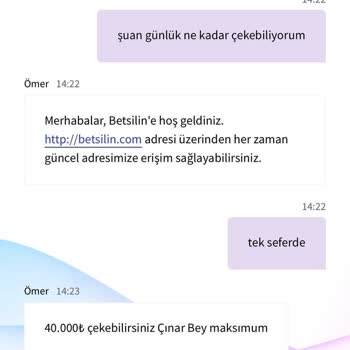 Betsilin Para Çekme Red