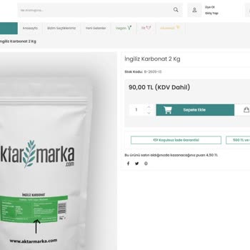 Aktarmarka.com Ürün Bilgileri Uyuşmazlığı, Şüpheli Ürün!