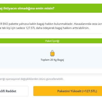 Pegasus Düşük Fiyat Gösterip Yüksek Para Çekiyor