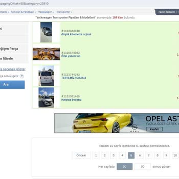 Sahibinden.com Kategori Vitrini Çözülemeyen Yazılım Hatası Hak Kaybı