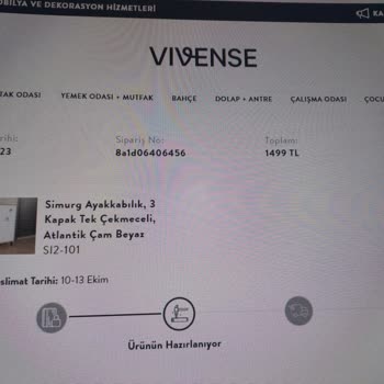 Vivense Ürün Teslim Etmiyor! İlgi Alaka Sıfırrrr!