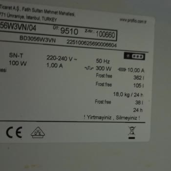 Profilo Dolabım Arızalandı