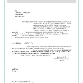 Garanti Bank Hesap Blokesi