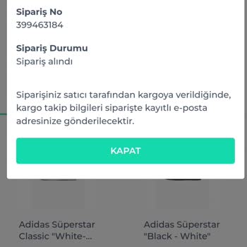Shopier Sneakershome.tr1 Sipariş İlgisizliği