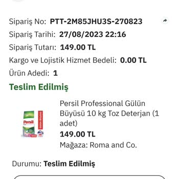 PttAVM Deterjan Yerine Tuz Gelmesi