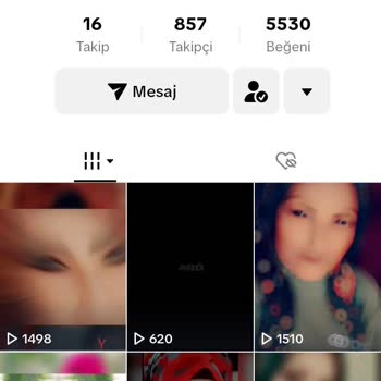 TikTok Adıma Açılmış Bir Hesap