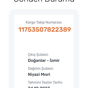 Sürat Kargo Kargom Dağıtıma Çıkarılmadı Ve Geri Gidiyor!