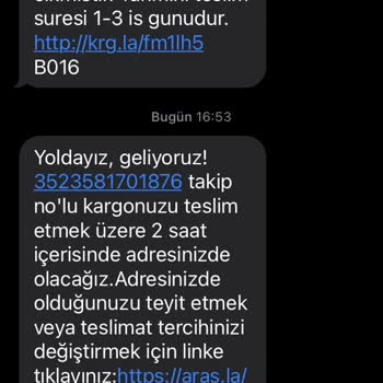 Aras Kargo Ürünü Teslim Etmemesi
