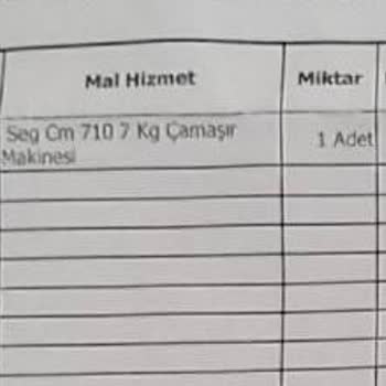 Trendyol SEG Çamaşır Makinesi