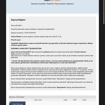 Kitapsepeti.com Sipariş Hareketi Yok Bilgi Yok