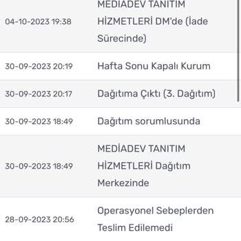 Gratis Sipariş Kargomsende Kargo Gelmiyor