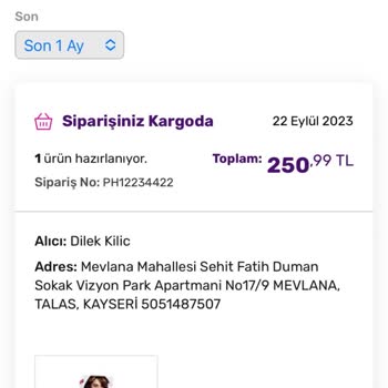 Gratis Sipariş Kargomsende Kargo Gelmiyor