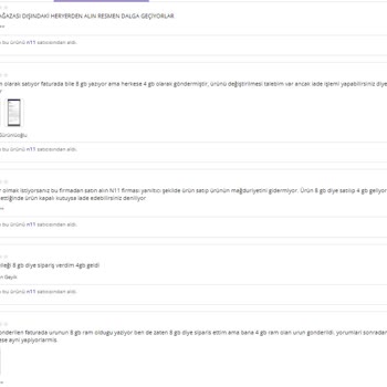 Mağdur Edilmek İstiyorsanız N11'DEN Ürün Alın