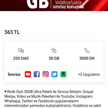 Vodafone Mevcut Kullanıcıya Verilmeyen Yeni Kullanıcıya Verilen Uygun Tarifeler