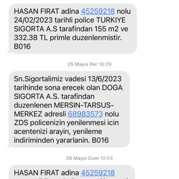 Türkiye Sigorta İptal Ettiği DASK Poliçesi İçin Bana Dava Açtı.