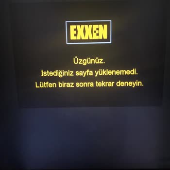 Exxen Sayfa Yüklenme Sorunu