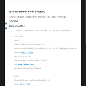Turkcell Haksız Faturalandırma Ve Aşım
