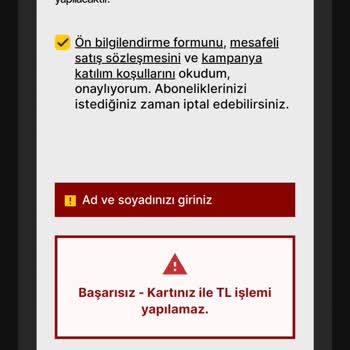 Exxen Üyelik Oluşturma Hatası