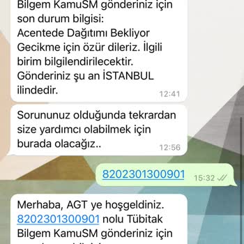 Tübitak AGT Kuryesinin Kafasına Göre İade Yapması