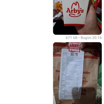 Arbys Yanlış Ürün