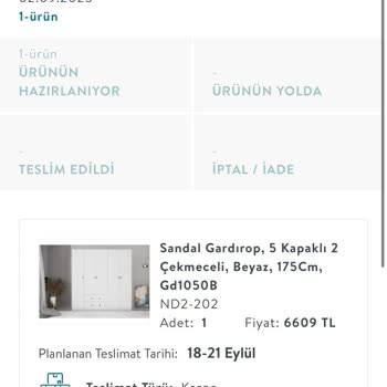 Vivense Ürünü Teslim Etmiyor