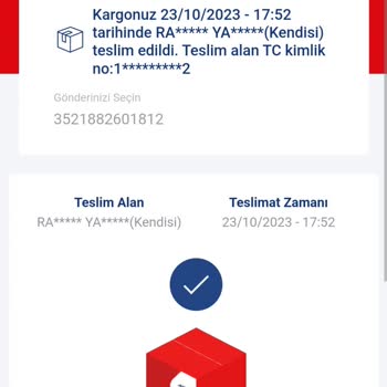 Aras Kargo Teslim Edildi Denilen Kargom Teslim Edilmedi