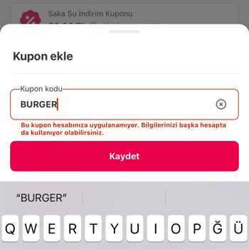 Yemeksepeti Kuponları Kullanamıyorum Kampanyalardan Faydalanamıyorum