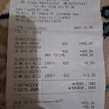LC Waikiki Alarm Cihazı Çıkartılmaması