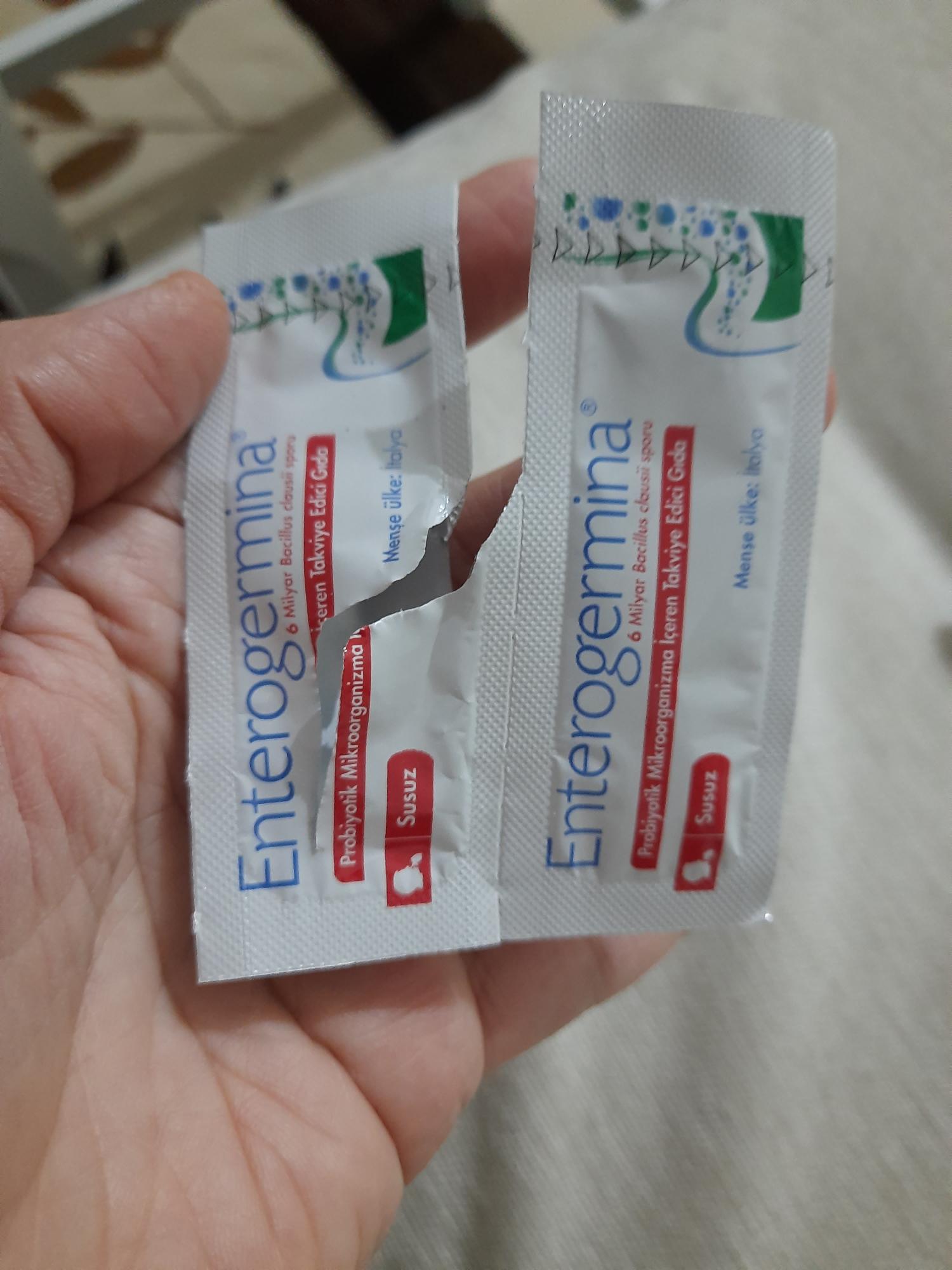 Enterogermina Fabrikasyon Hatası İle Ürün İsrafı - Şikayetvar