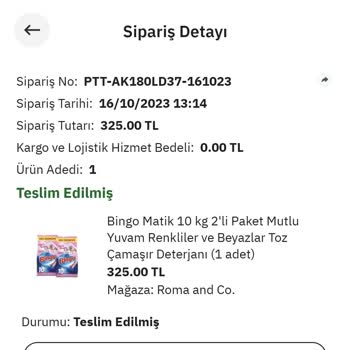 PttAVM Bingomatik Sipariş Ettim, Yarısı Boş Alomatik Paketi Geldi