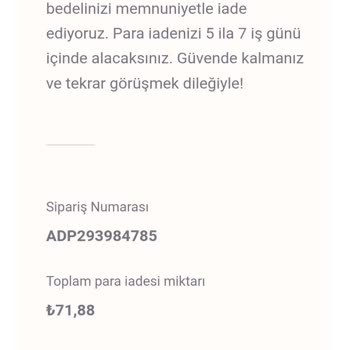 Avast Ücret İadem Gönderilmiyor