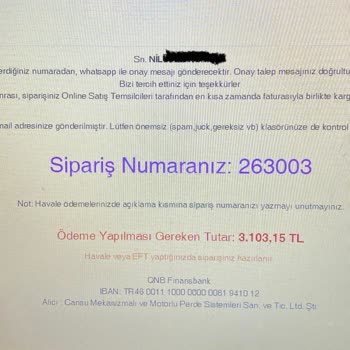 Perde.com Ürün Tarafıma Gönderilmedi Ve Param Da İade Edilmedi Şikayetçiyim