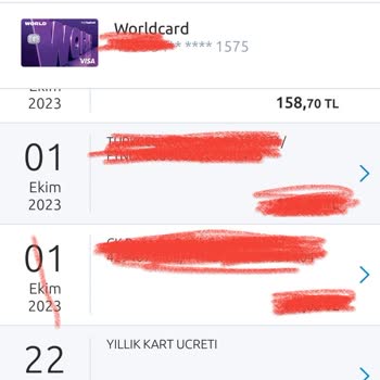 TBB (Türkiye Bankalar Birliği) Yapı Kredi Yıllık Kart Ücreti Kesintisi