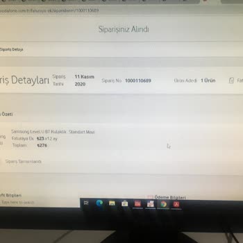 Vodafone Ürüne Ait Faturayı Bulamıyor