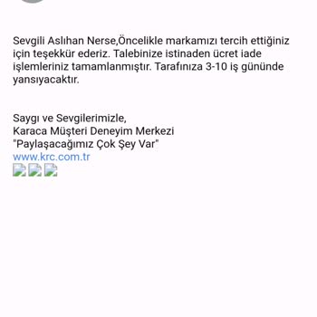 Karaca Züccaciye Sipariş İptali Para İadesi