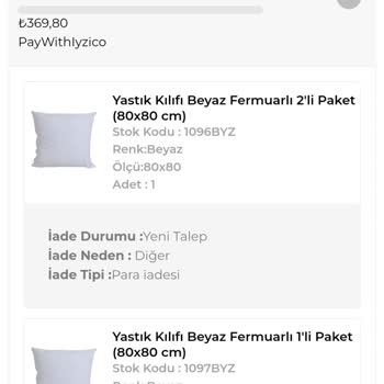 Noblanc Siparişimi Göndermedi!