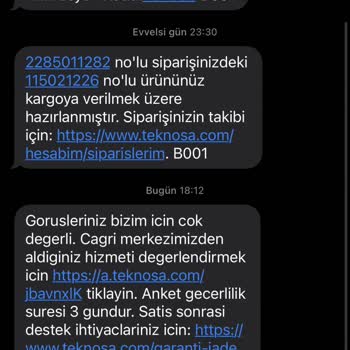 Teknosa Müşteri Bilgisi Dışında Ürün İadesi
