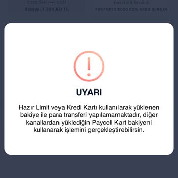 Paycell Hazır Limit Kullanamıyorum