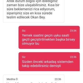 Yemek Sepeti'nden Gelen Eksik Sipariş