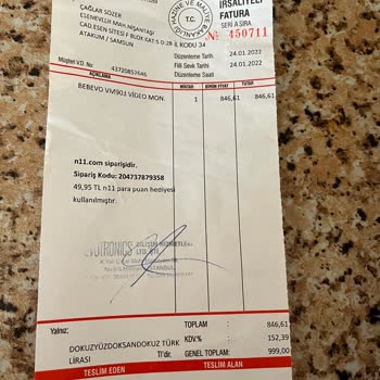 Trendyol Bebevo VM903 Bebek Gözlemleme Video Monitörü Garanti Sorunu