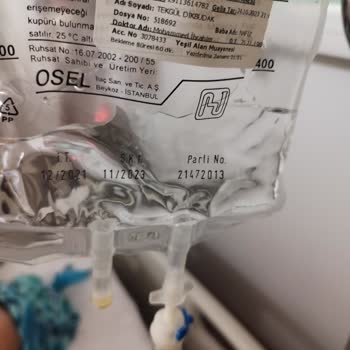 Ersoy Hastanesi Tarihi Bitmiş Serumu Eşime Takmaları