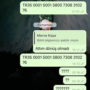 By Merve Kaya 1,5 Aydır Ürünüm Gelmiyor